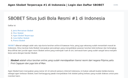 sbobet indonesia